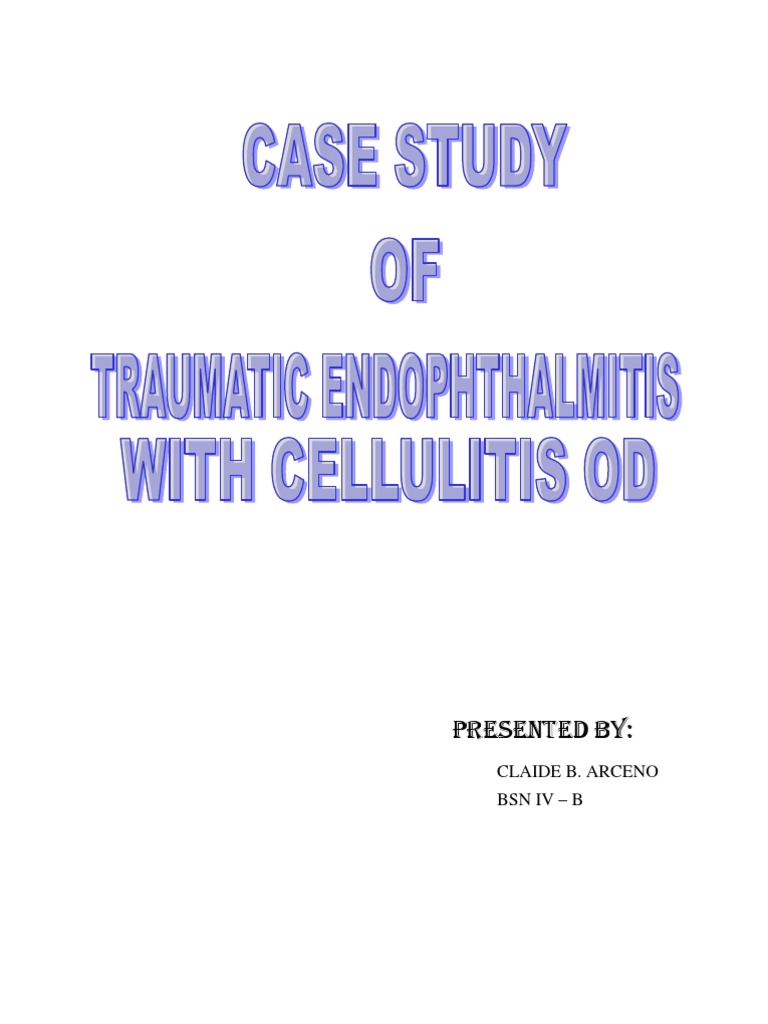 Case Presentation of E.C | PDF | Human Eye | Retina