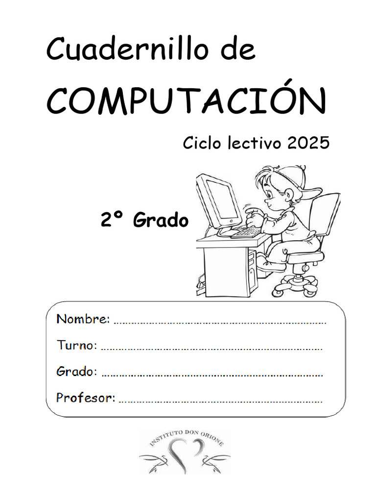 Cuadernillo de Computación 2025 | PDF | Hardware de la computadora ...