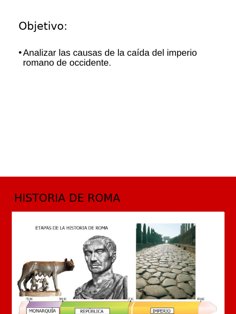 Causas de la caída del Imperio Romano | PDF | imperio Romano | Roma antigua