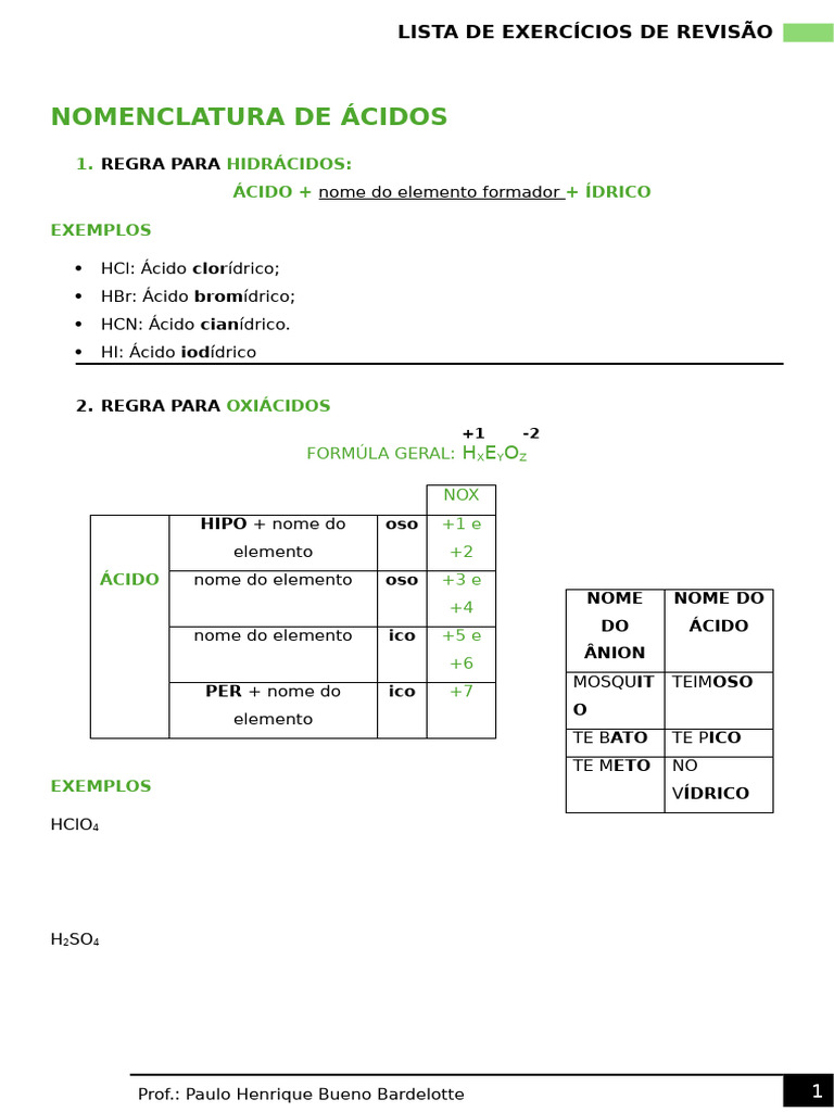 Ácidos, Bases e Sais | PDF