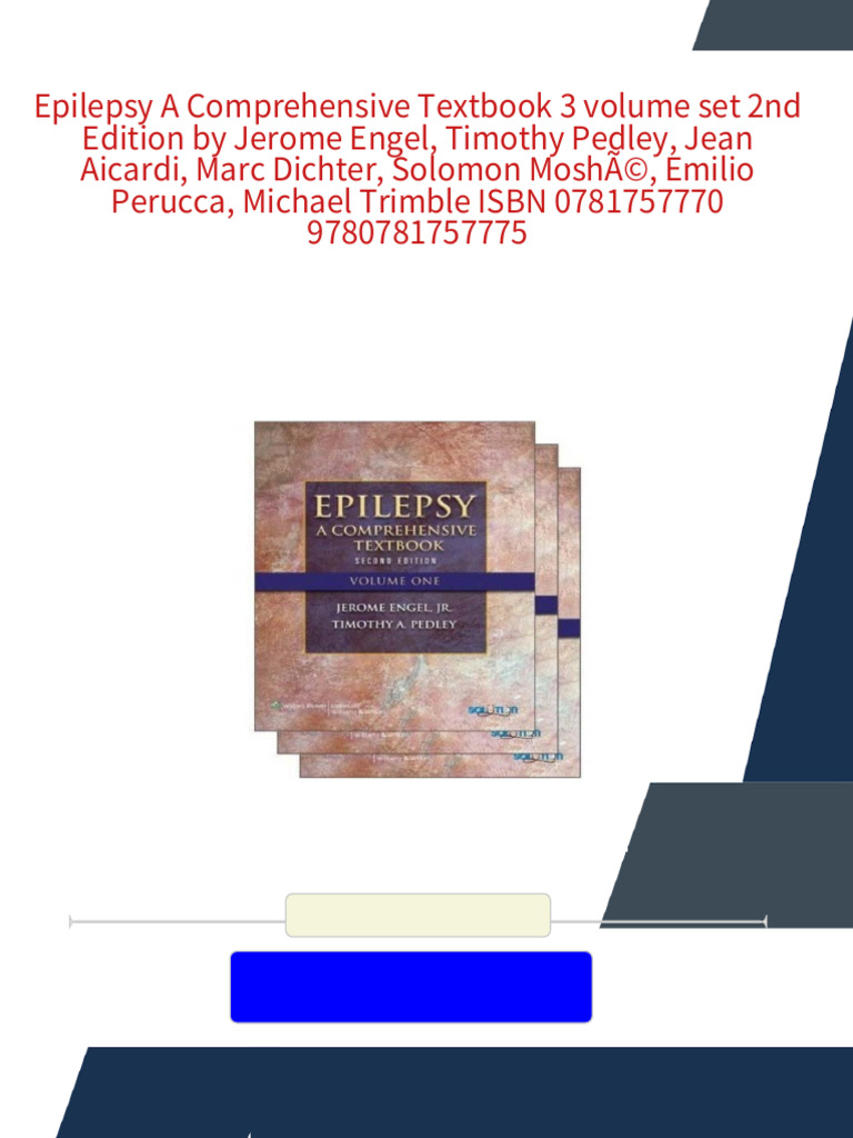 Epilepsy: A Comprehensive Textbook