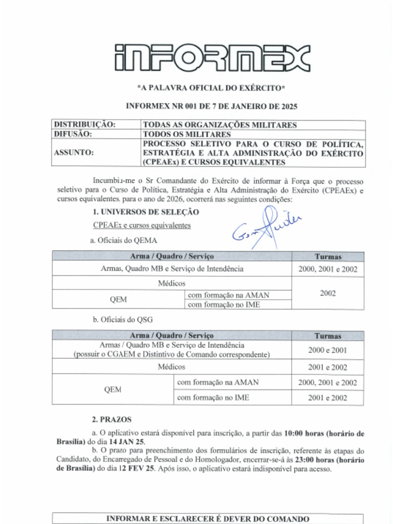 Informex Nº 001 | PDF