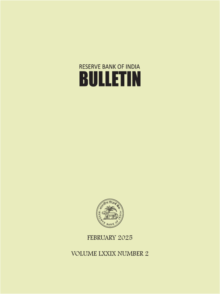 0BULLETIN125E1CDE | PDF | Inflation | Reserve Bank Of India