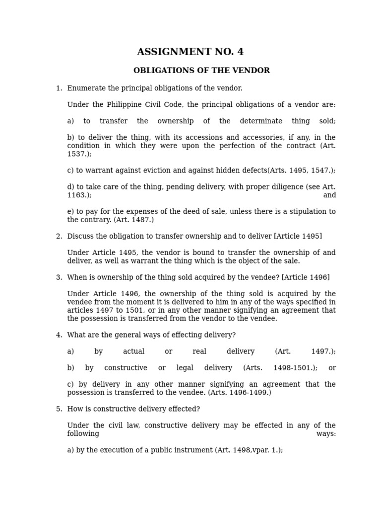 Assignment No. 4 | PDF | Bill Of Lading | Consignee