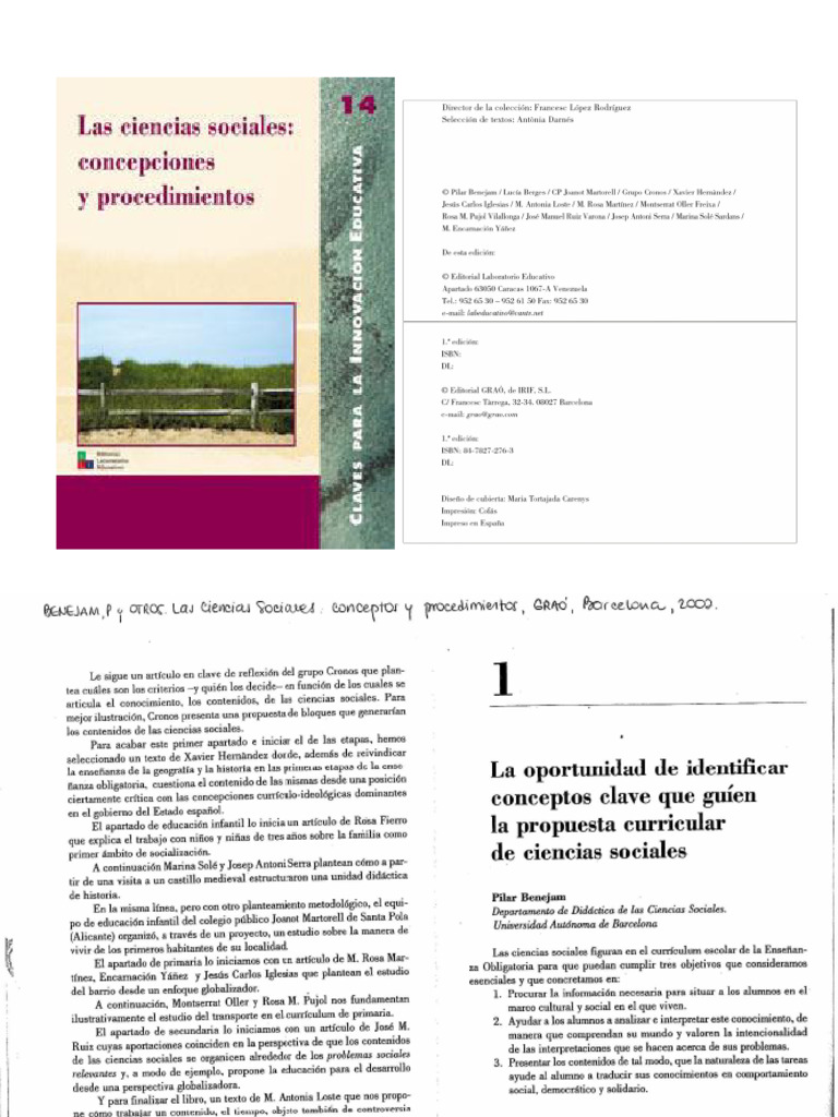 Criterios para la enseñanza de ciencias sociales | PDF | Conocimiento ...