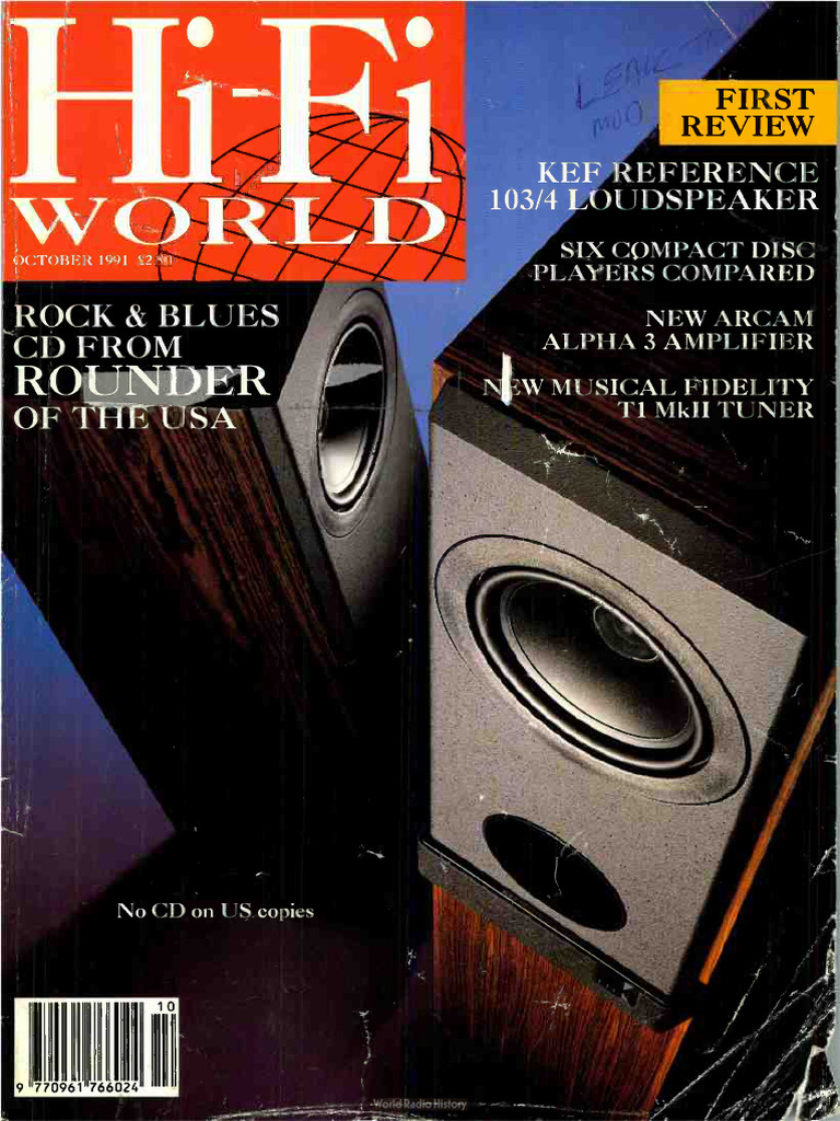 Hi-Fi Equipment Reviews - October 1991 | PDF | Loudspeaker | Amplifier