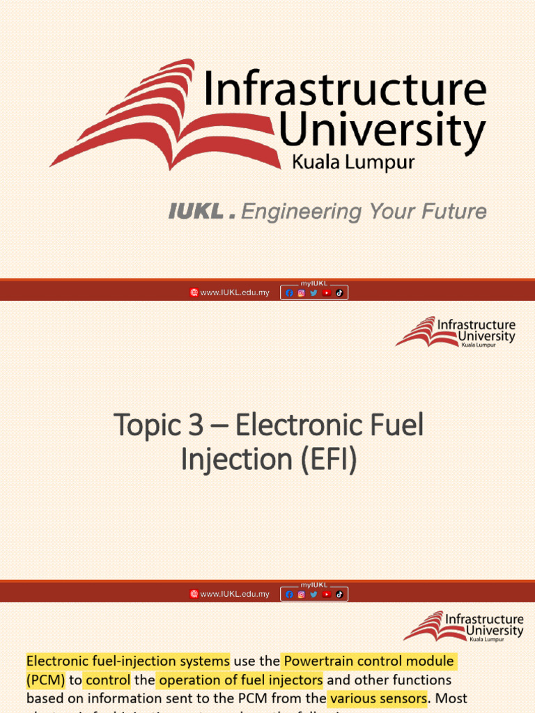 Port Fuel Injection System Overview | PDF | Fuel Injection | Throttle