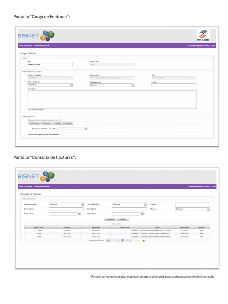 Mocup Recepción | PDF