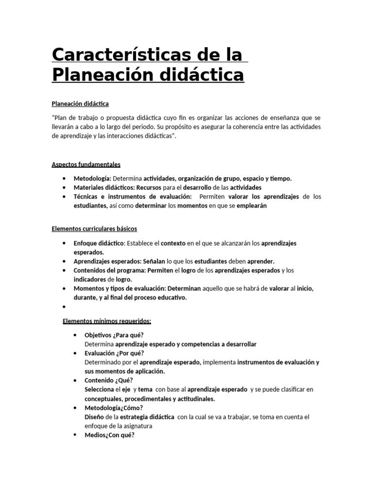 Claves de la Planeación Didáctica | PDF