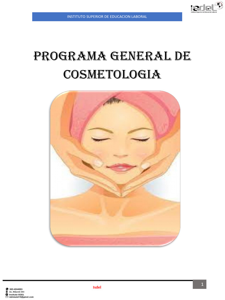 Programa General de Cosmetologi | PDF | Piel | Lípido