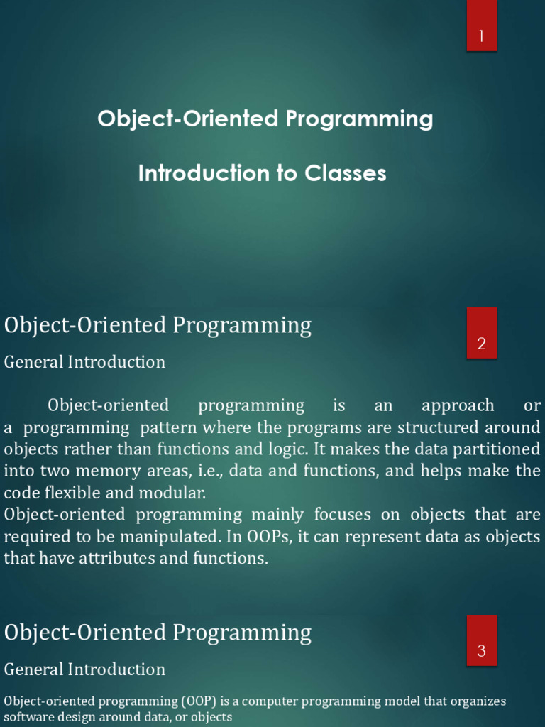 OOP_C++ | PDF | Class (Computer Programming) | Object Oriented Programming
