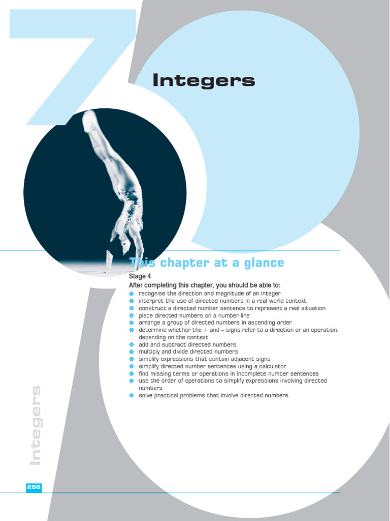 7. Integers | PDF | Subtraction | Numbers