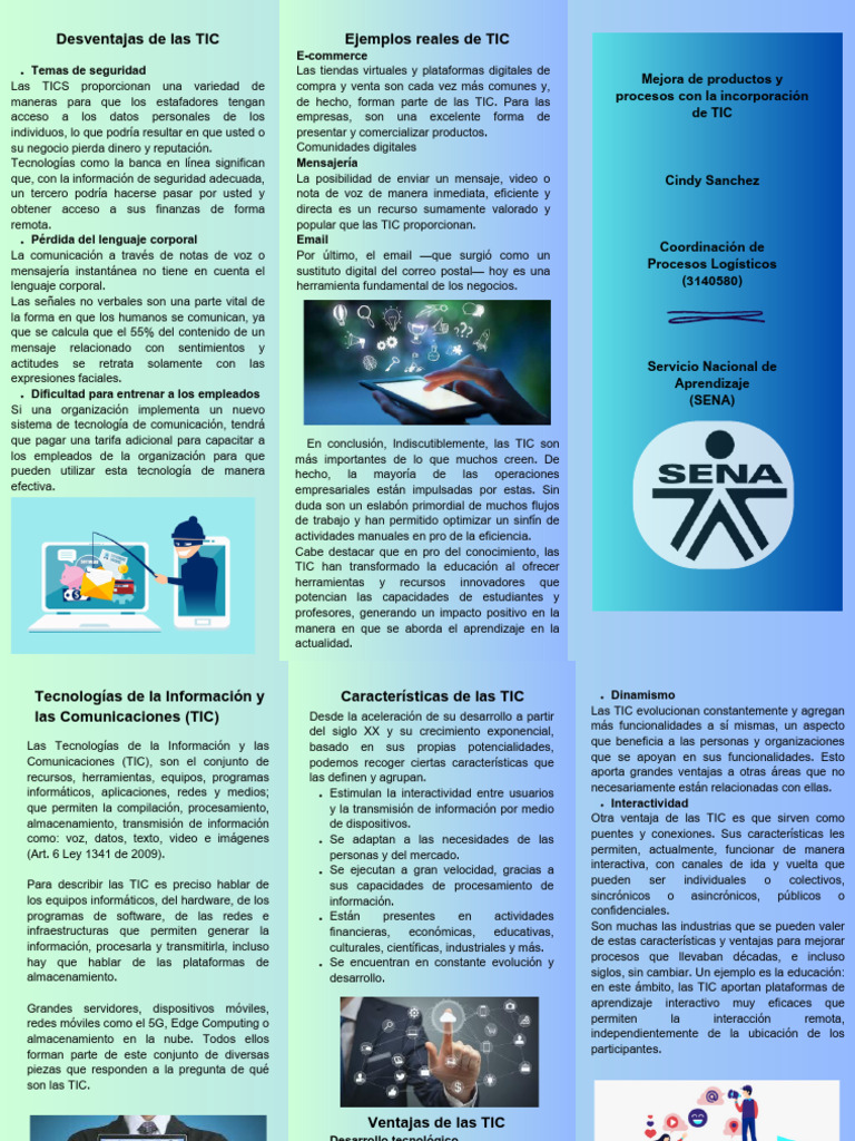 Ventajas y desventajas de las TIC | PDF | Tecnología de información y ...