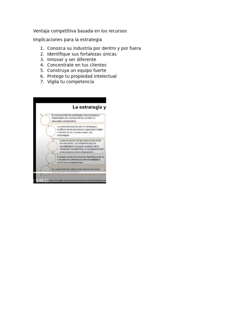 Ventaja Competitiva y Estrategia Empresarial | PDF