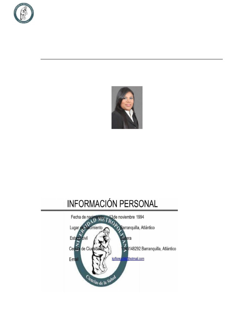 Hoja de Vida Keynis Florez | PDF | Hospital | Medicina