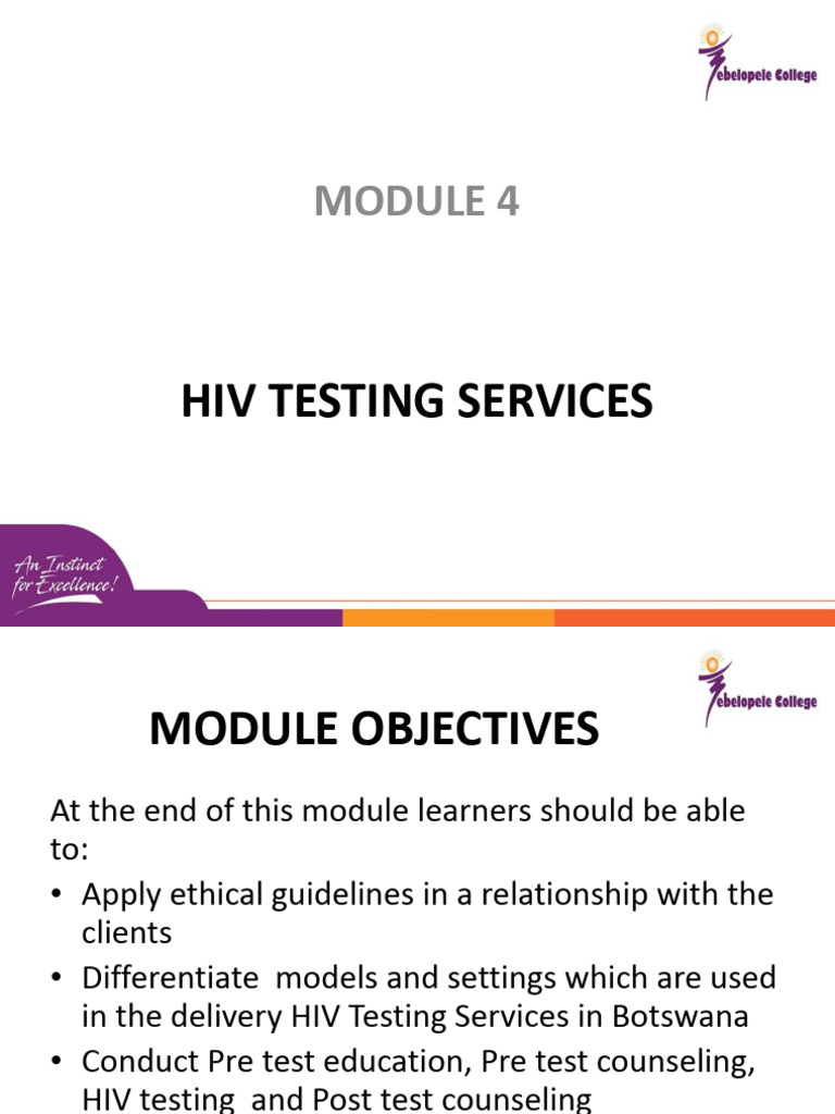 Ethical Guidelines for HIV Testing | PDF | Management Of Hiv/Aids | Hiv ...