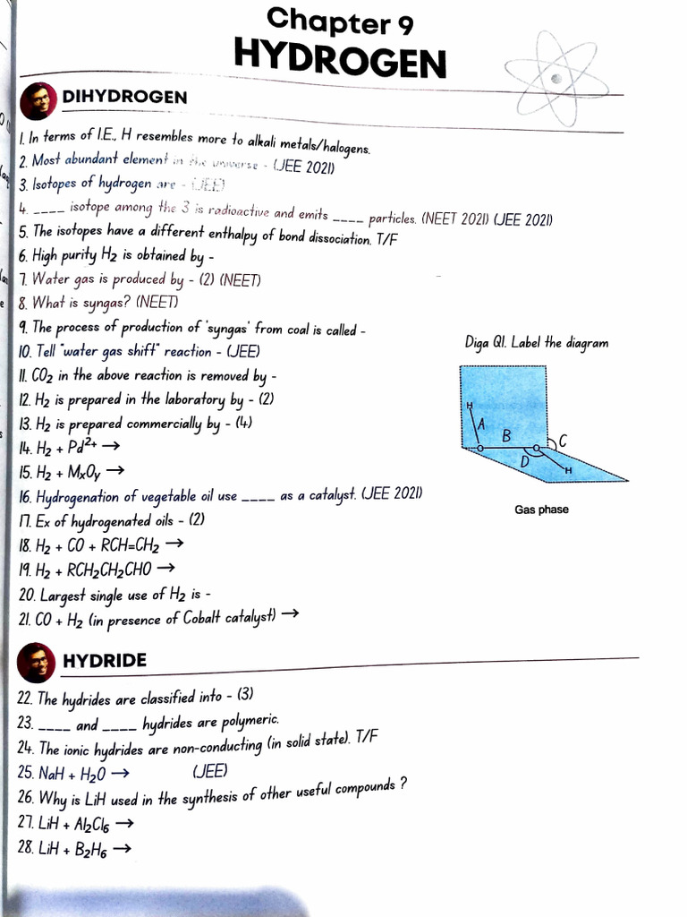 Hydrogen and Water Chemistry Insights | PDF | Hydrogen Peroxide | Hydride