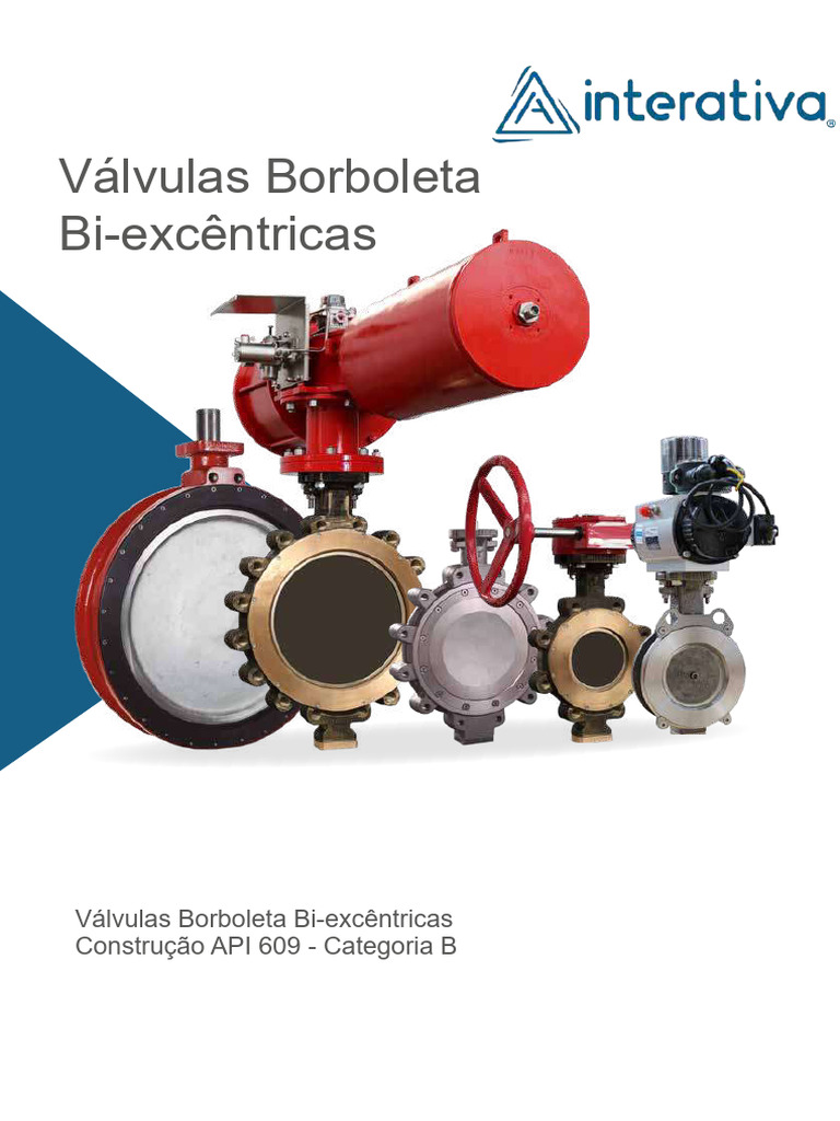 Válvulas Borboleta Bi-excêntricas API 609 | PDF | Válvula | Materiais ...