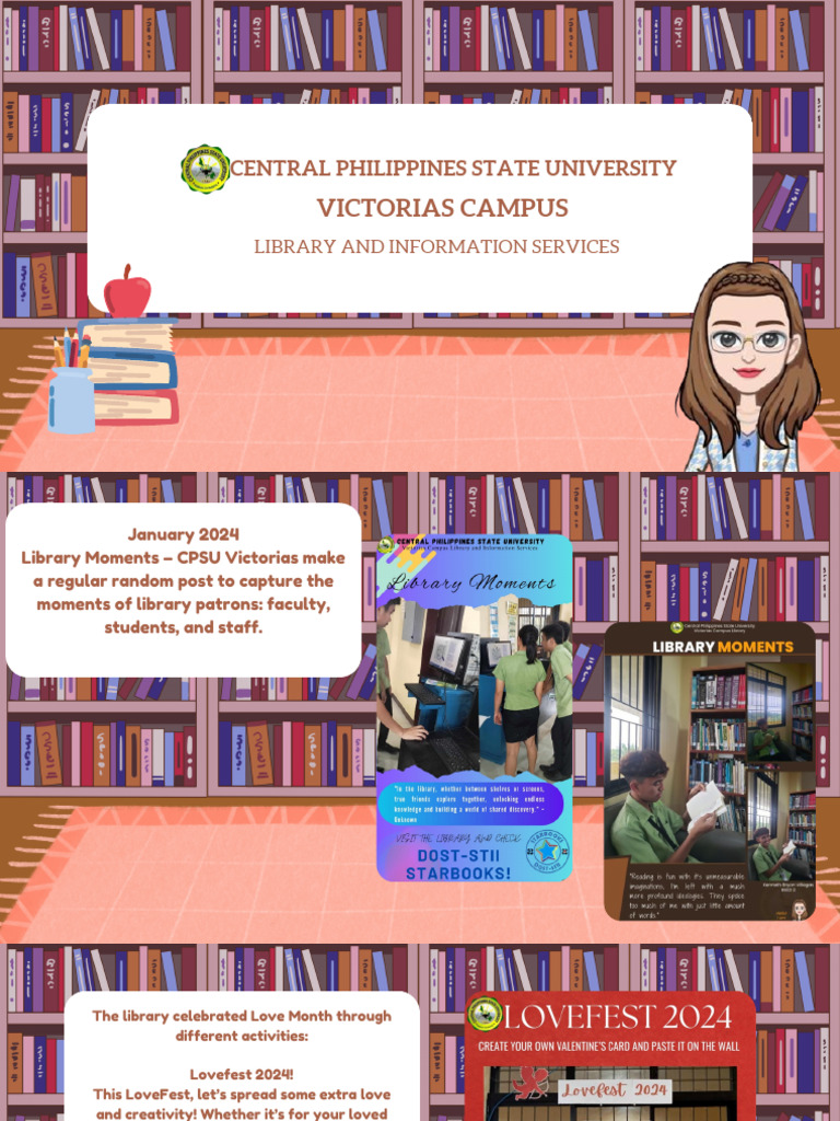 CPSU Victorias Library Activities 2024 | PDF | Libraries