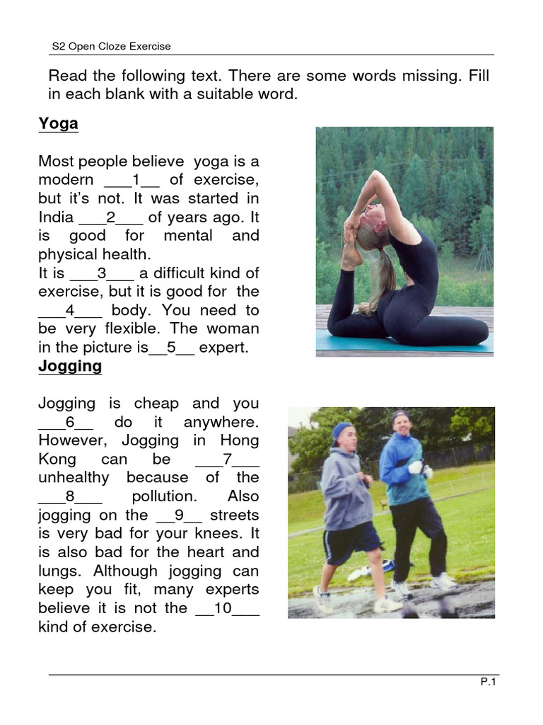 Open Cloze Exercises with Answers | PDF | Tsunami