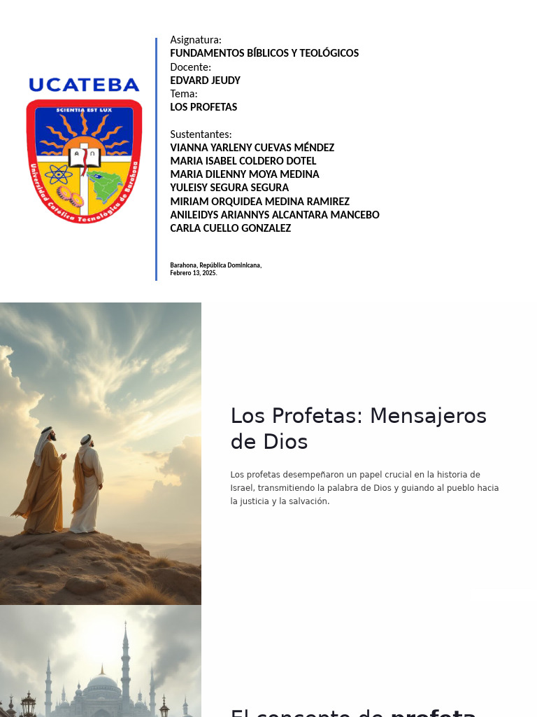 Los Profetas Pdf Profeta Profecía