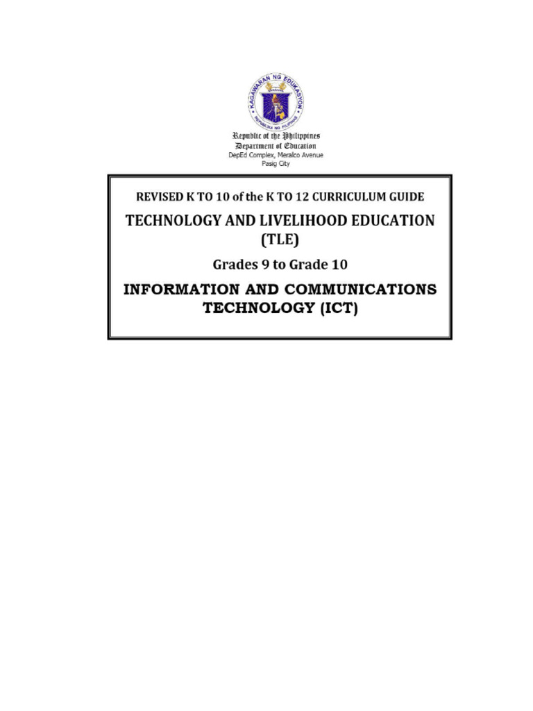 Ict 9-10 | PDF