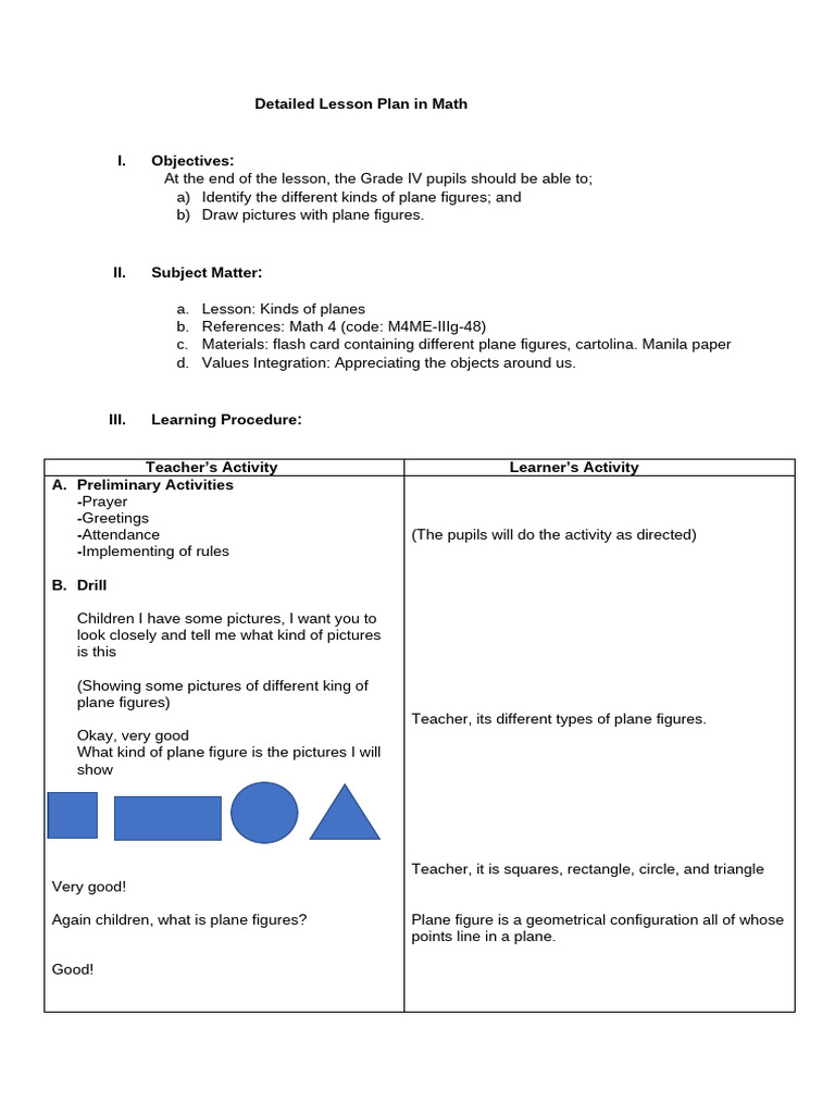 Plane Figure | PDF | Shape | Euclidean Plane Geometry