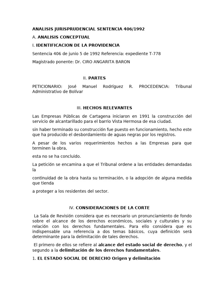 Analisis Sentencia Judicial | PDF | Constitución | Juez