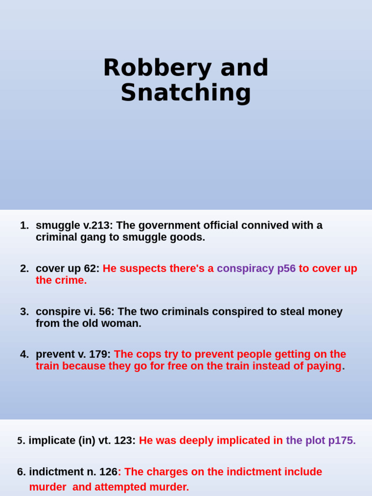 Robbery and Snatching2 | PDF | Police | Crime & Violence