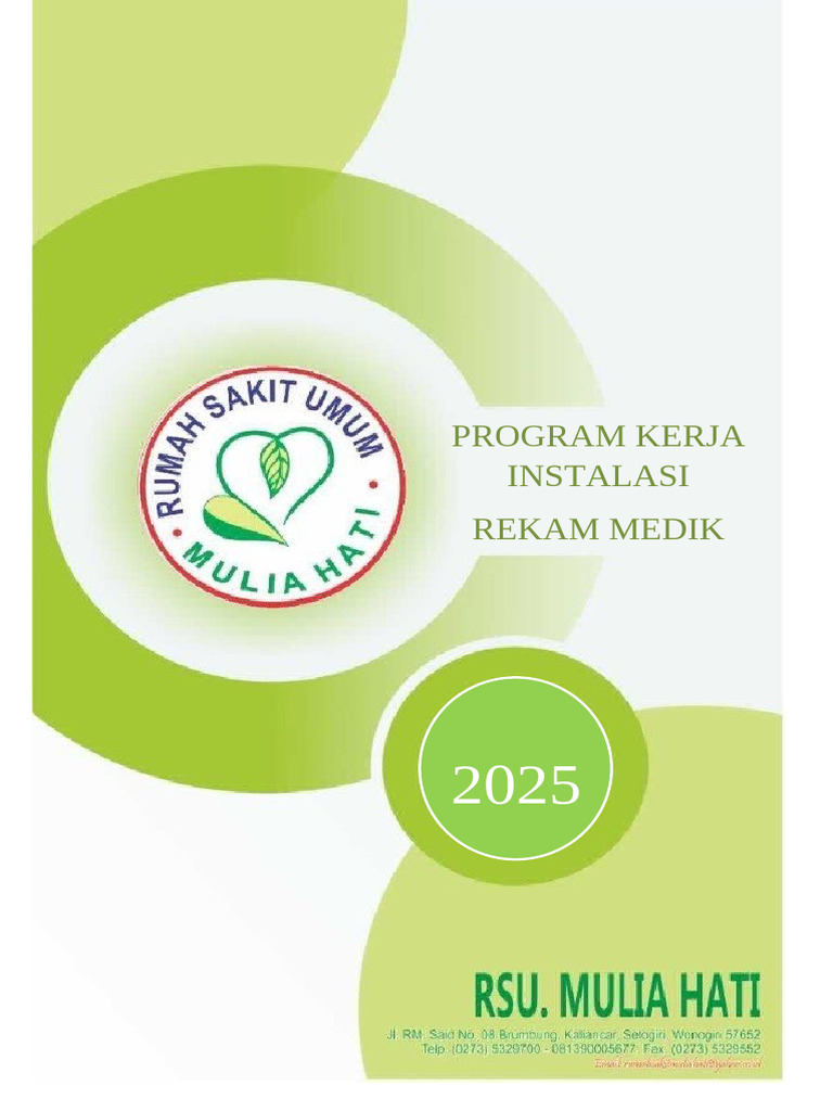 Program Kerja Rekam Medis 2025 | PDF