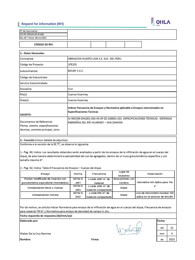 Rfi 1pe325 Ci 012 | PDF