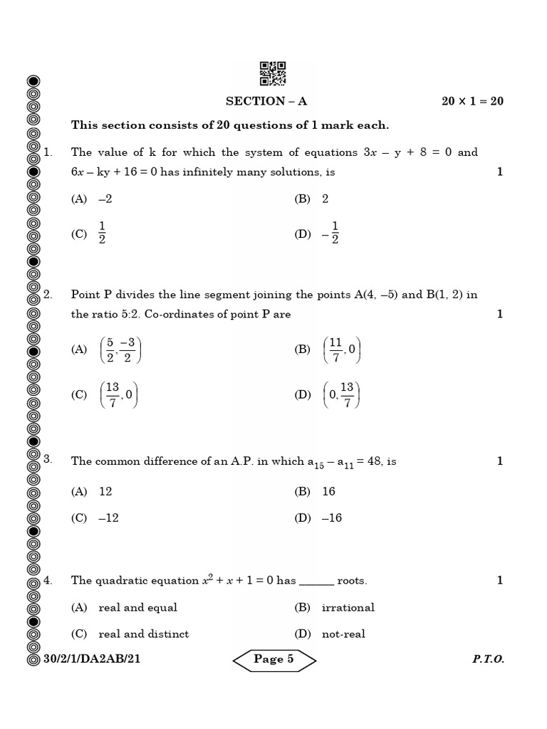 Maths Assessment: 30-2-1 Format | PDF | Mathematics | Mathematical Objects