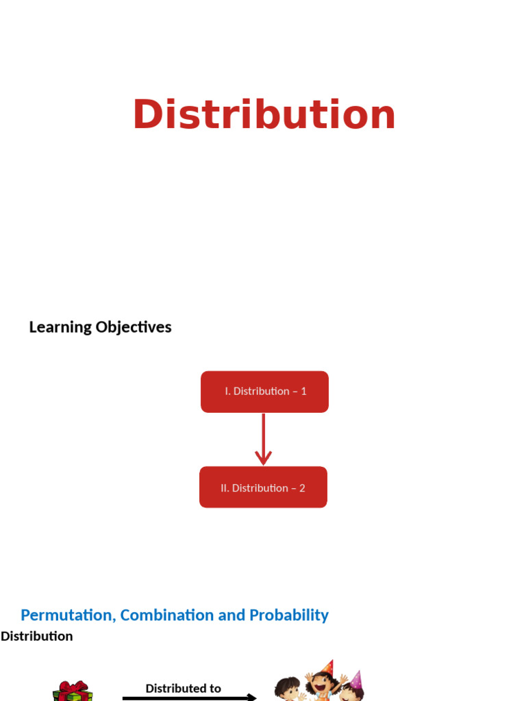 Distribution | PDF | Mathematics | Mathematical Concepts