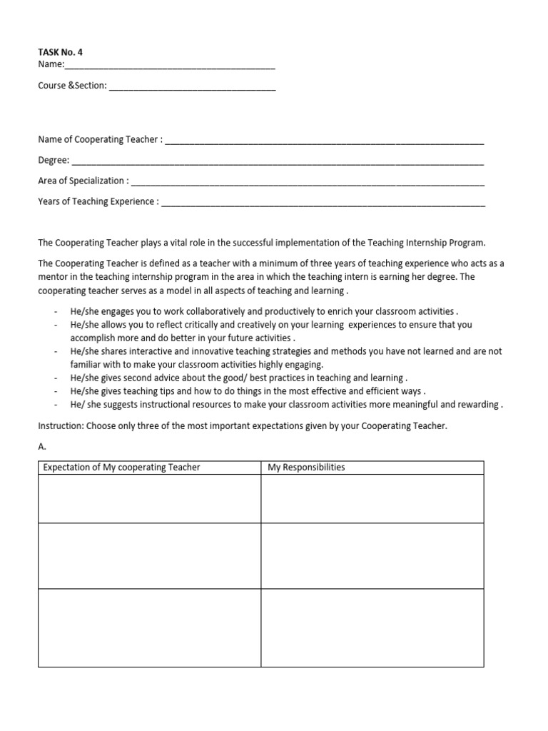 Task No.3 | PDF | Teachers | Learning
