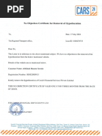 Vehicle Surrender Letter Format | PDF