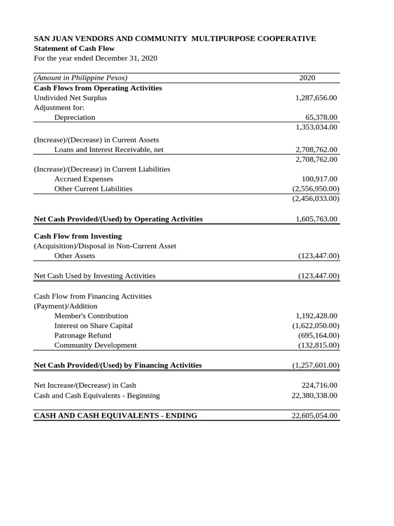 Cash Flow | PDF | Expense | Equity (Finance)
