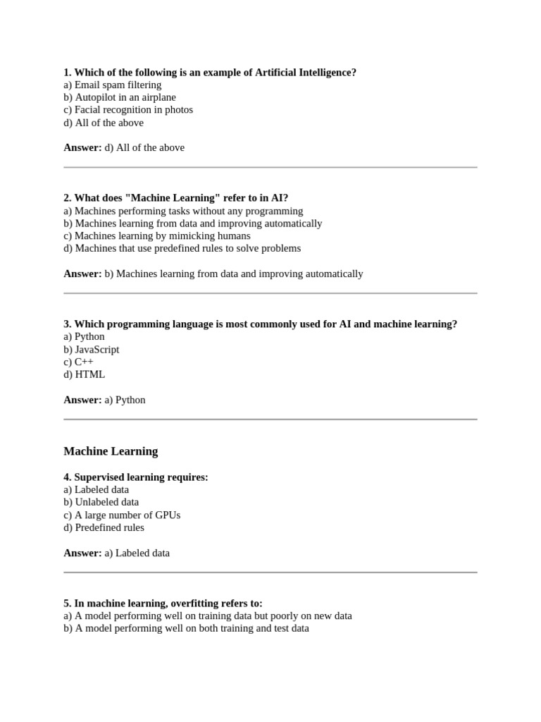 Non-AI Subfield Identification | PDF | Artificial Intelligence ...