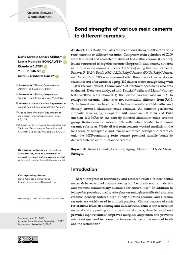 Artigo | PDF | Silicon Dioxide | Ceramics