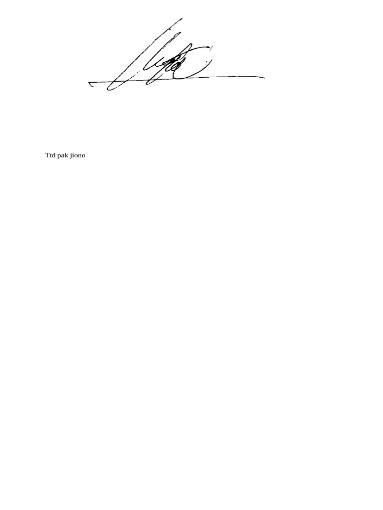TTD Pak Jiono | PDF