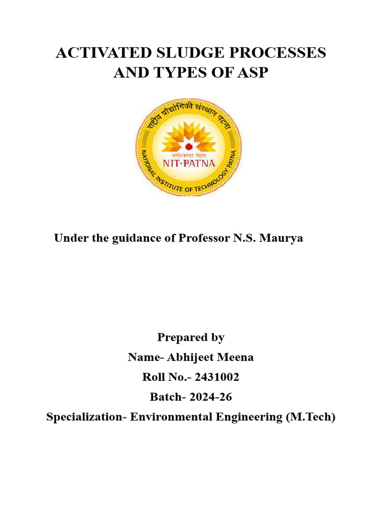 Activated Sludge Process Overview | PDF | Sewage Treatment | Waste ...