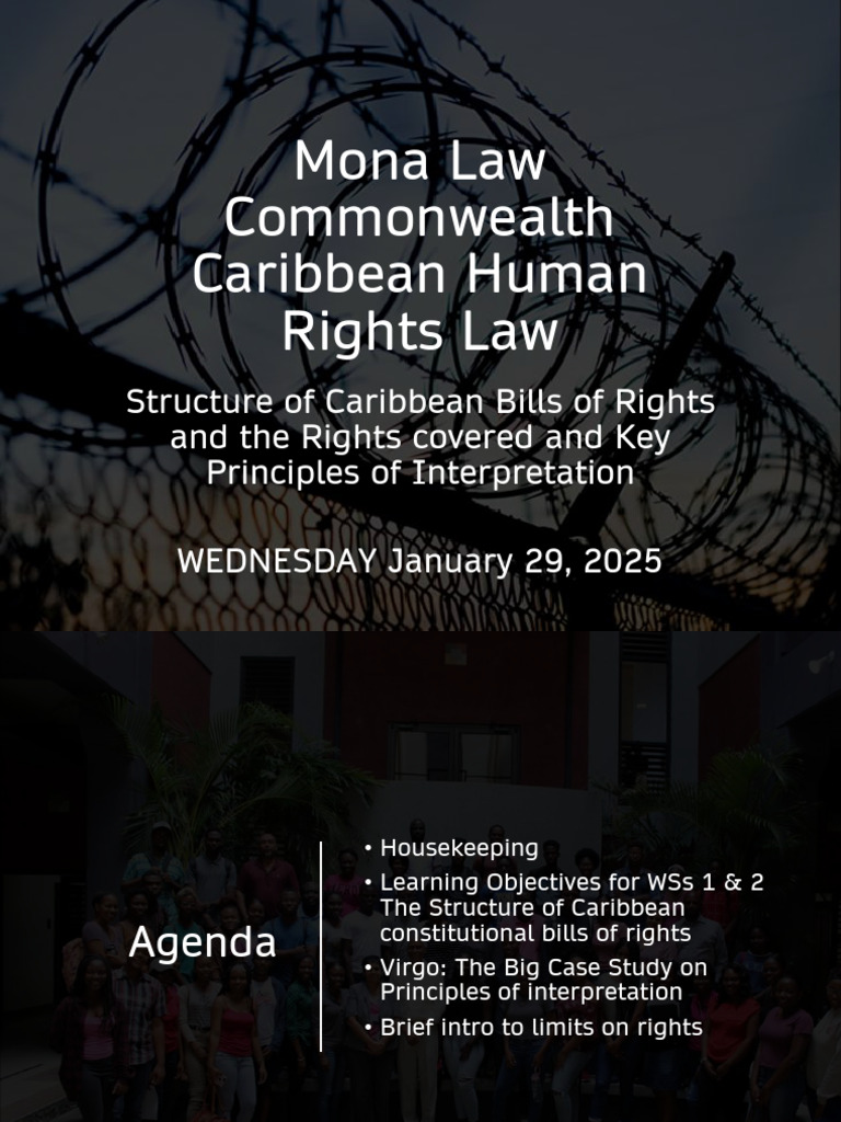 Caribbean Human Rights Law Overview | PDF | Treaty | Human Rights