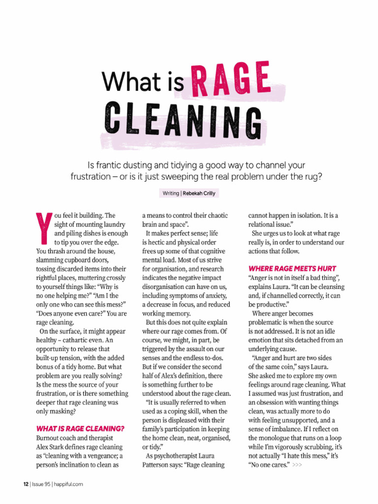 Rage Cleaning | PDF