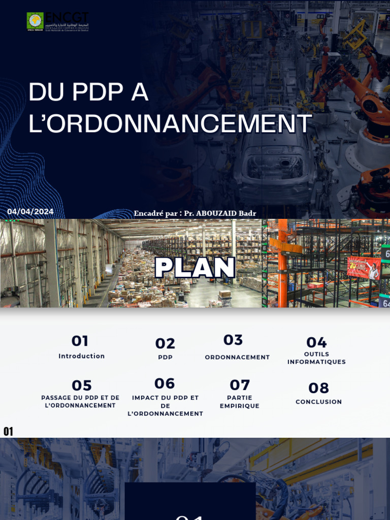 Gestion efficace du PDP et ordonnancement | PDF | Planification ...
