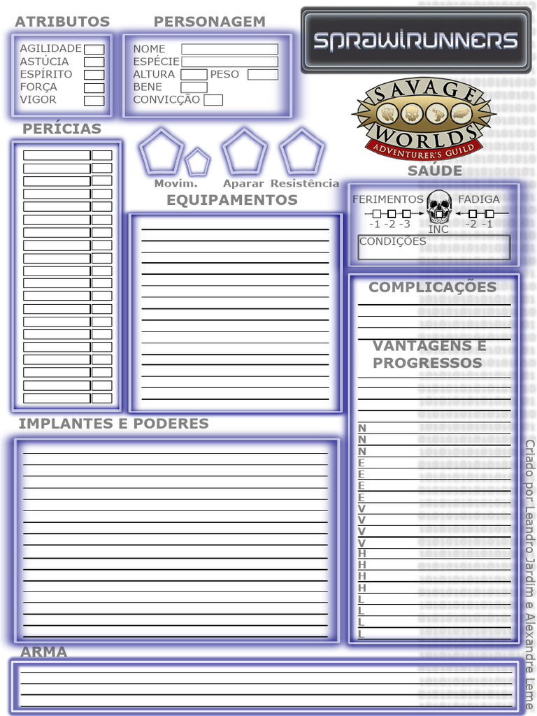 Atributos e Perícias de Personagens RPG | PDF