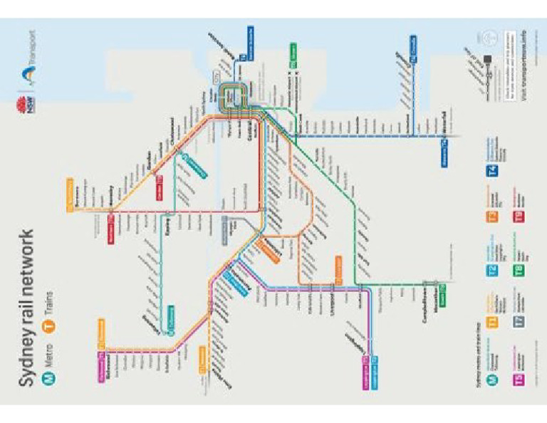 railway map sydney | PDF