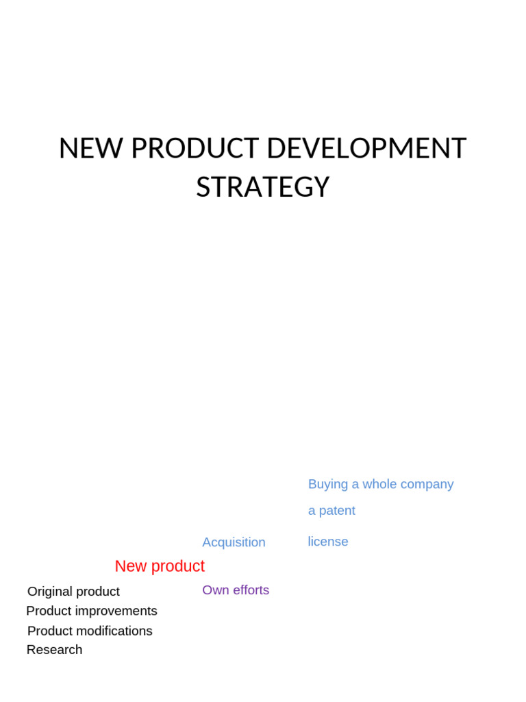 New Product Development Strategy Guide | PDF