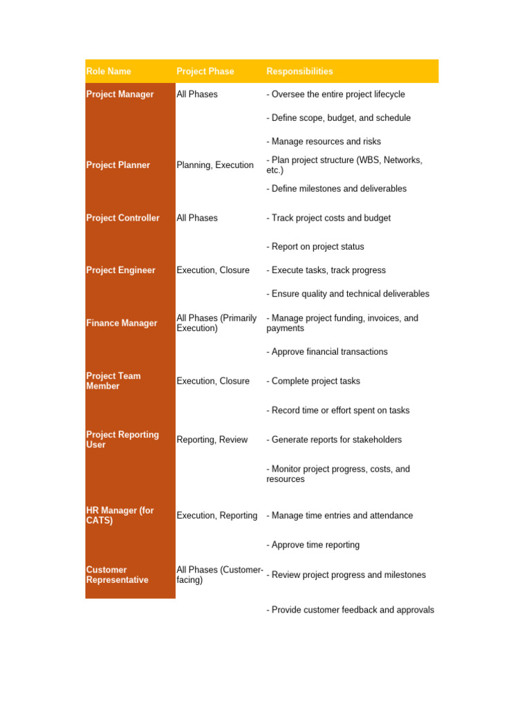 Role Template Upload | PDF | Project Management | Computing