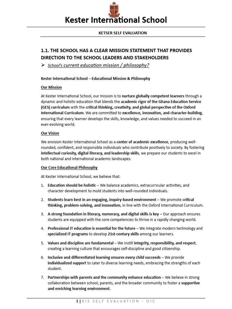 Self Evaluation Pdf Teachers Mentorship