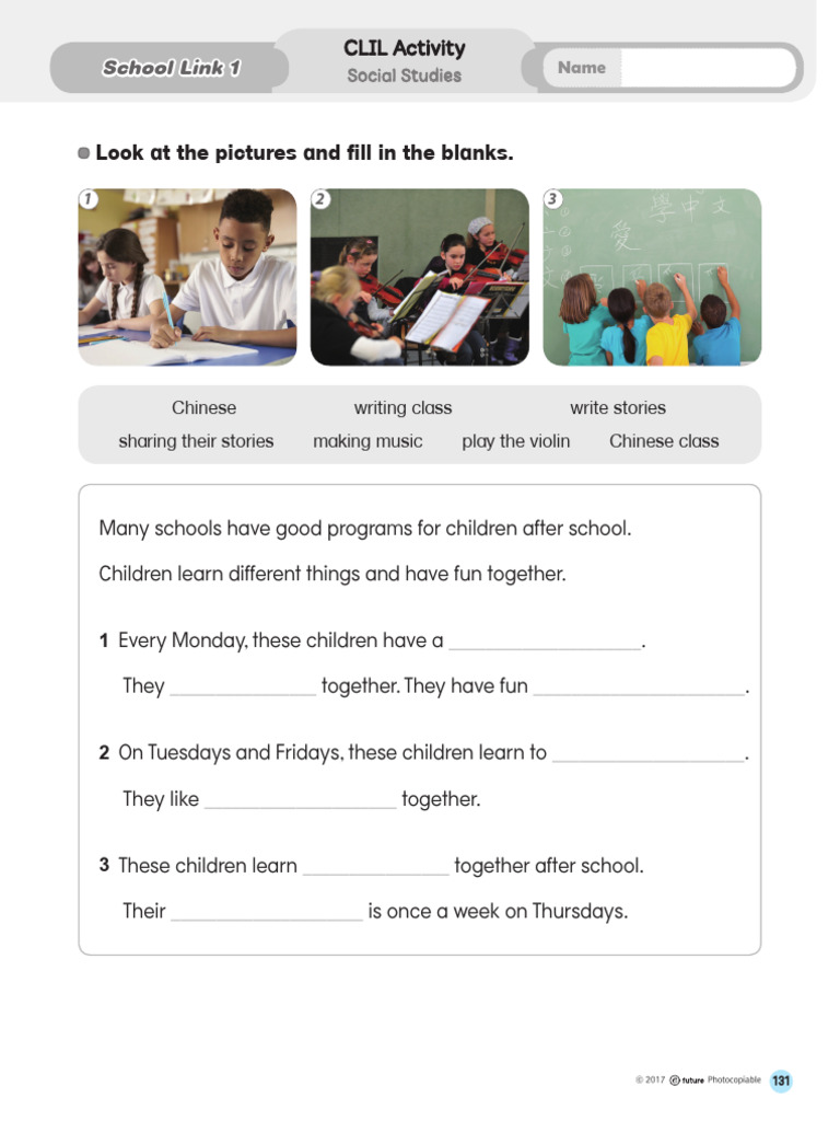 HiH 4 - CLIL Activity 1 | PDF