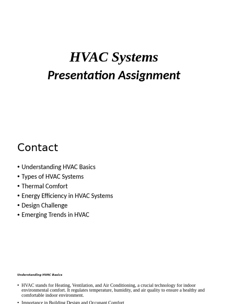 Comprehensive Guide to HVAC Systems | PDF | Air Conditioning ...